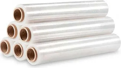 Produktbild von Stretchfolie 150mx500mmx23µm Umzugsfolie Verpackungsfolie – transparent / 1 Rolle