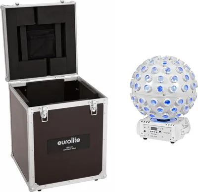 Produktbild von EUROLITE Set LED B-40 Laser Strahleneffekt weiß + Case (20000844)