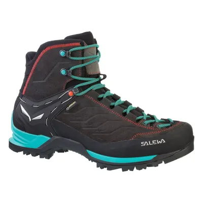Produktbild von Salewa - Mountain Trainer Mid GTX (Halbhoher Bergschuh Damen) , Farbe:asphalt/sangria, Größe:9