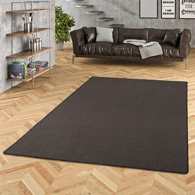 Produktbild von Sisal Natur Teppich Astra Schwarz, Größe:400x500 cm