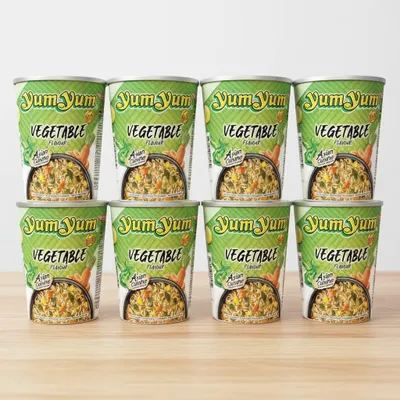 Produktbild von 8er-Pack Yum Yum Instantnudeln Gemüse CUP 70g