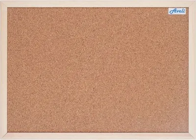 Zdjęcie produktu dla Tablica korkowa AVELI 40x60 cm, drewniana rama - XRT-00138