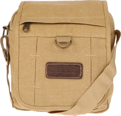 Produktbild von Damen Herren Tasche Canvas Umhängetasche Schultertasche Crossover Bag Handtasche Khaki