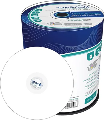Productafbeelding van Lege DVD's - Herschrijfbare Schijven - Gegevens Archiveren - Dubbellaags Capaciteit - 85 GB 100 Stuks - Wit Bedrukbaar