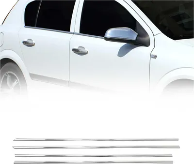 Produktbild von Fensterleisten Zierleisten für Opel Astra H 2009-2013 Edelstahl Chrom 4tlg