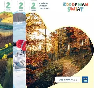 Zdjęcie produktu dla Zdobywam świat. Karty pracy cz.1-3 Poziom 2