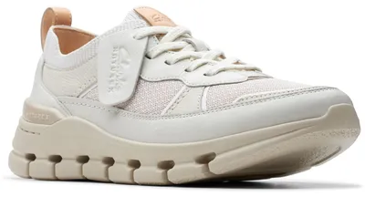 Produktbild von CLARKS Sneaker Nature X mit biomechanisch optimierten Sohlen 1237 Off White Combi 39
