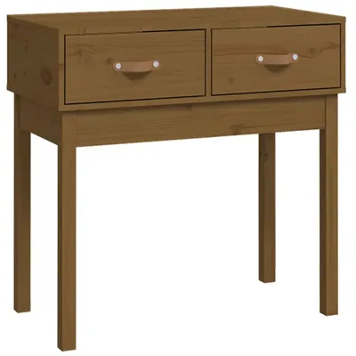 Obrázek produktu pro vidaXL Konzolový stolek Honey Brown 76,5x40x75 cm Masivní borovicové dřevo