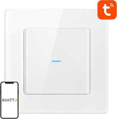 Zdjęcie produktu dla Smart Light Switch WiFi Avatto N-TS10-W1 1 Way TUYA (white)