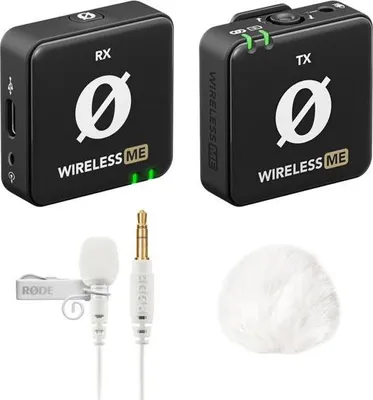Zdjęcie produktu dla Rode Wireless ME z Lavalier GO WH i osłoną przeciwwietrzną
