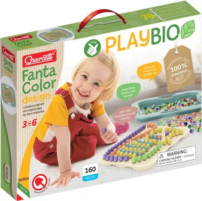 Produktbild von Quercetti Mosaik FantaColor Play  - Steckmosaik 160-teilig Spielzeug