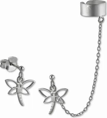 Produktbild von SilberDream Ohrstecker für Damen 925 Silber silber Libelle Ohrringe SDO8870