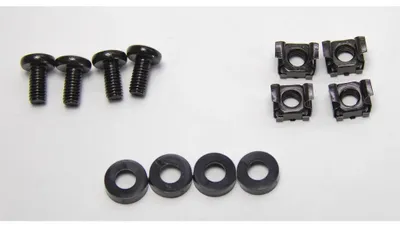 Obrázek produktu pro Inter-Tech 88887277, Panel pro správu kabelů, Černá, 50 kusů, 520 g