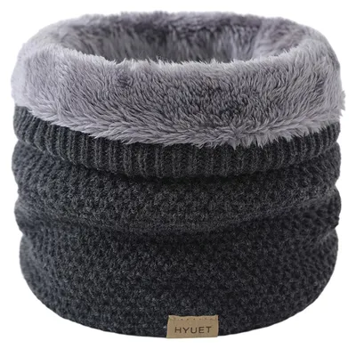 Productafbeelding van Nekwarmer sjaal colsjaal - Gebreid - Fleece gevoerd - Uni - Voor winter