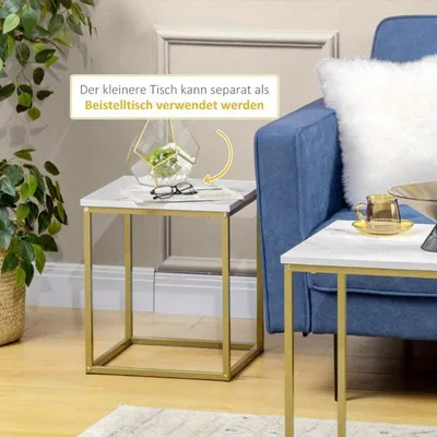Image de Table d'appoint au design champêtre, en bois massif, avec une étagère ouverte en noyer