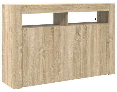 Produktbild von Sideboard Sonoma-Eiche 116 x 30 x 75 cm Holzwerkstoff