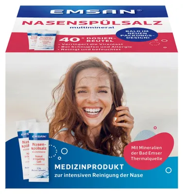 Immagine prodotto di EMSAN 4083700302281 EMSAN Nasenspülsalz 40x 2,5 g, Immagine generata dall'IA