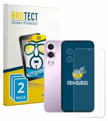 Produktbild von 2x Für realme C100i (Display+Kamera) Schutzfolie BROTECT Displayschutz Display Schutz Folie Klar Transparent