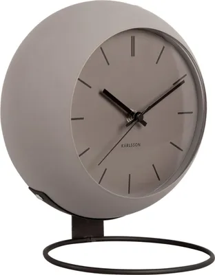 Produktbild von Karlsson - Tischuhr Nirvana Globe - Dunkelgrau - Ø21cm