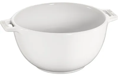 Zdjęcie produktu dla Staub - Miska z dwoma uchwytami Serving 18 cm biały