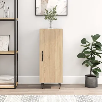 Immagine prodotto di vidaXL Credenza rovere Sonoma 34,5x34x90 cm Materiale a base di legno
