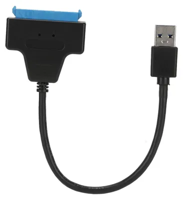 Zdjęcie produktu dla Adapter USB 3.0 na SATA obsługujący protokół UASP – adapter USB 3.0 do dysków twardych SATA III, przeznaczony do dysków twardych z interfejsem SATA o przekątnej 2,5 i 3,5 cala