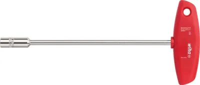 Produktbild von Wiha Steckschlüssel mit Quergriff Sechskant glanzvernickelt 11 x 230 mm