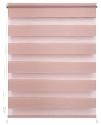 Produktbild von Lichtblick Duo Rollo Klemmfix, ohne Bohren, verspannt Altrosa 80 cm x 200 cm (B x L)