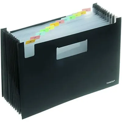 Obrázok produktu pre FolderSys Fächermappe 12 Fächer schwarz
