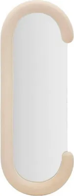 Produktbild von Dmora Spiegel Bonea 60x160 H cm Weiß Strukturstoff