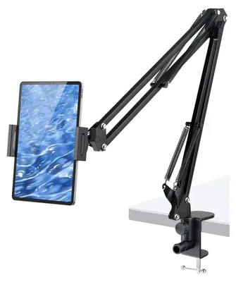 Produktbild von Tablet Halterung für Bett 4,7-12,9 Zoll 360° drehbar flexibel verstellbar Metall Kohlenstoffstahl-Legierung