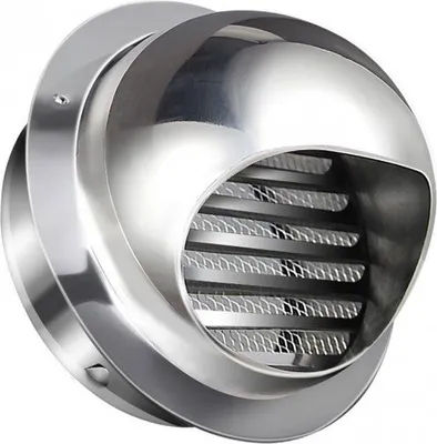 Obrázek produktu pro Nerezová ventilační mřížka Ø 100 mm, kulatá
