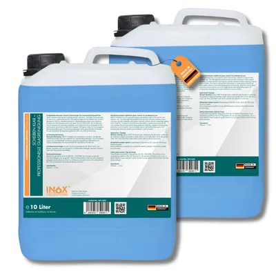 Produktbild von INOX Scheibenreiniger Konzentrat 2x10L - Auto Scheiben Reiniger Glas Fenster