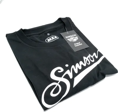 Produktbild von T-Shirt, Farbe: schwarz, Größe: XL - Motiv: SIMSON weich - 100% Baumwolle