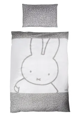 Produktbild von roba Wendebettwäsche 2-tlg, Kollektion 'miffy®', Kinderbettwäsche 100x135 cm, 100% Baumwolle