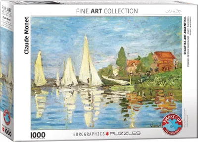 Immagine prodotto di Eurographics Puzzle Regatten in Argenteuil - Monet, 1000 Teile, 6000-6040