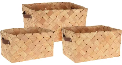 Produktbild von Geflochtene Körbe, naturfarben, 3er-Set