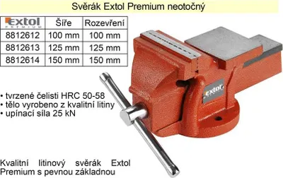 Obrázok produktu pre Extol Premium (8812612) 100mm 45kg rozevření 65mm upínací síla 8kN