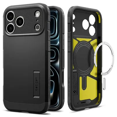 Obrázok produktu pre Spigen Tough Armor T (MagFit), Ochranný obal, Apple, iPhone 18 Pro Max/17 Pro Max, 17,5 cm (6.9"), Čierna