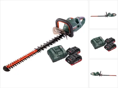 Immagine prodotto di Tagliasiepi a batteria Metabo HS 18 LTX BL 65 18 V 60 cm senza spazzole + 2x batteria 4,0 Ah + caricatore