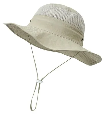 Produktbild von Sonnenhut Kinder UV Schutz Fischerhut Mesh Atmungsaktiv 6 Monate - 8 Jahre Beige