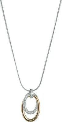 Produktbild von Esprit Collection Damen Kette Collier Silber Rosé Zirkonia Orea ELNL92916B420