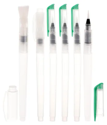 Produktbild von 6 Stück Wasserpinselstifte für Aquarellfarben