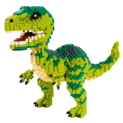 Produktbild von Velociraptor Dinosaurier Bausteinset 3D-Figur 1457 Teile