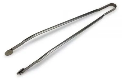 Produktbild von Stück Grillzange Roulette, 50 cm lange Wurstwendezange mit Roulette-Funktion, geeignet zum Grillen, Kochen und für Buffets im Freien