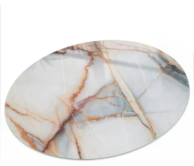 Produktbild von Bedruckte Glas Tischplatte fi100 cm – Glas Tischplatte Küche – Tischplatte aus Sicherheitsglas – Glasplatte für Küchentisch – Moderne Tischplatte Glas – Dekorative Glastischplatte – Pflegeleichte Tischplatte Küche – Marmor-Eleganz, KI-generiertes Bild