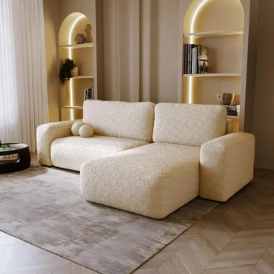Produktbild von FurMeb24 ECKSOFA FADO L mit Schlaffunktion und bettkasten linke Seite 282 x 94 x 177 cm Quelle 2