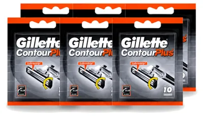 Image de 6 rasoirs jetables Gillette Contour Plus - Pack économique - 6 pièces