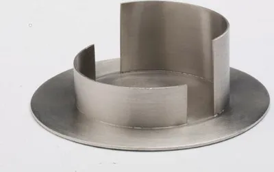 Produktbild von Kerzenhalter Messing, silber, Innen Ø 8 cm matt