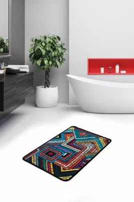 Image de Mijolnir, Maglie Djt, Tapis de bain, Multicolore, polyester, 40 x 60 cm